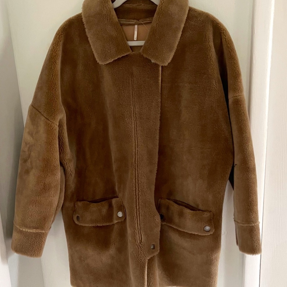 Free People Faux Sherpa Jacket